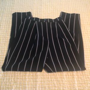 H&M Striped Wide Leg Pants size 2
